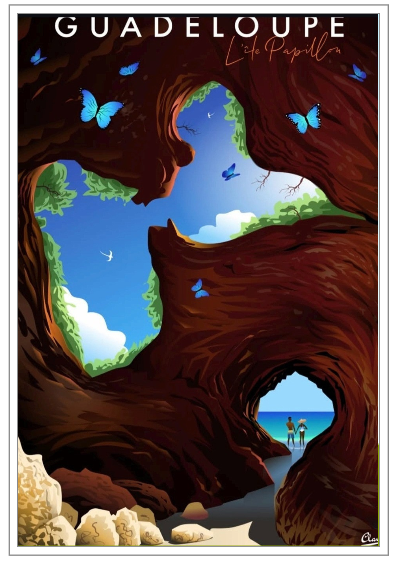 Guadeloupe L'Ile Papillon