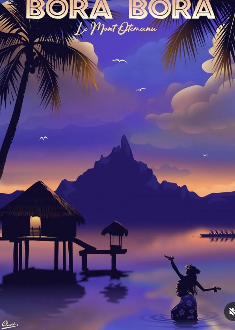 Bora Bora Le Mont Otemanu