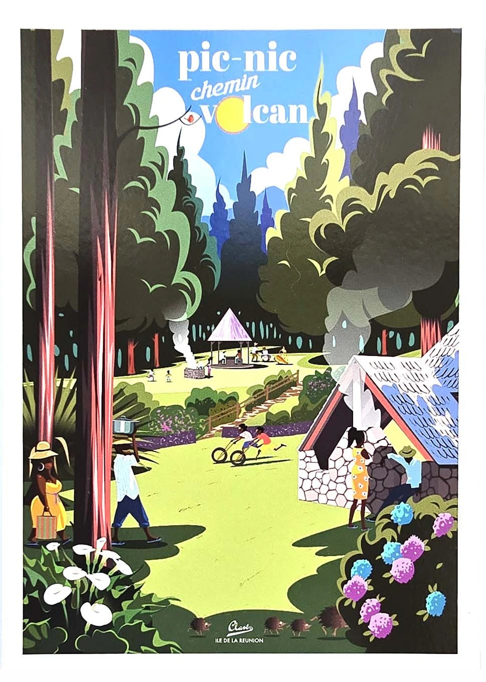 Pic nic chemin volcan