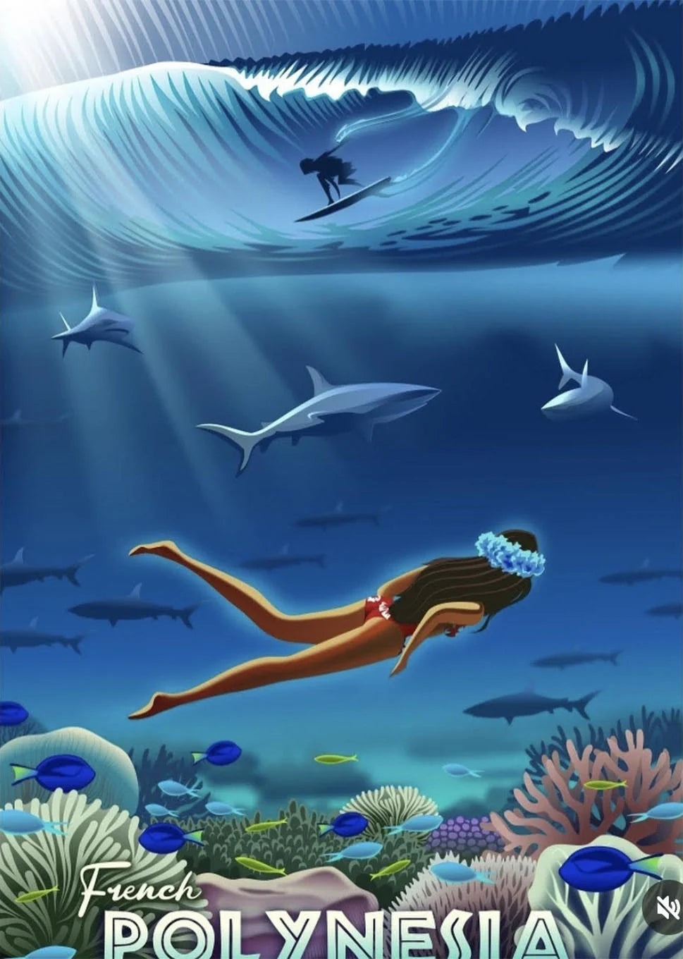 French Polynesia Corail