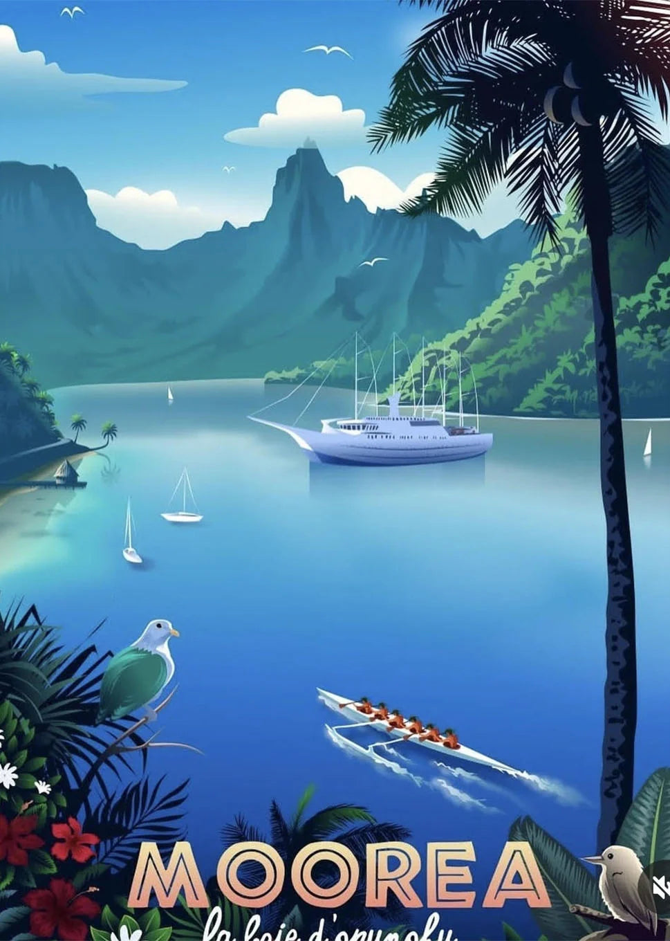 Moorea La Baie D'Opunohu