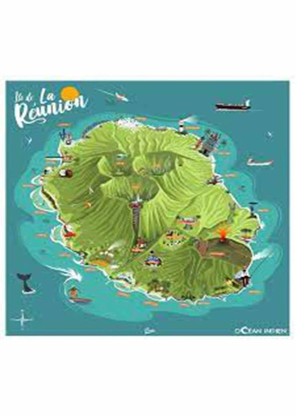 Carte de la reunion