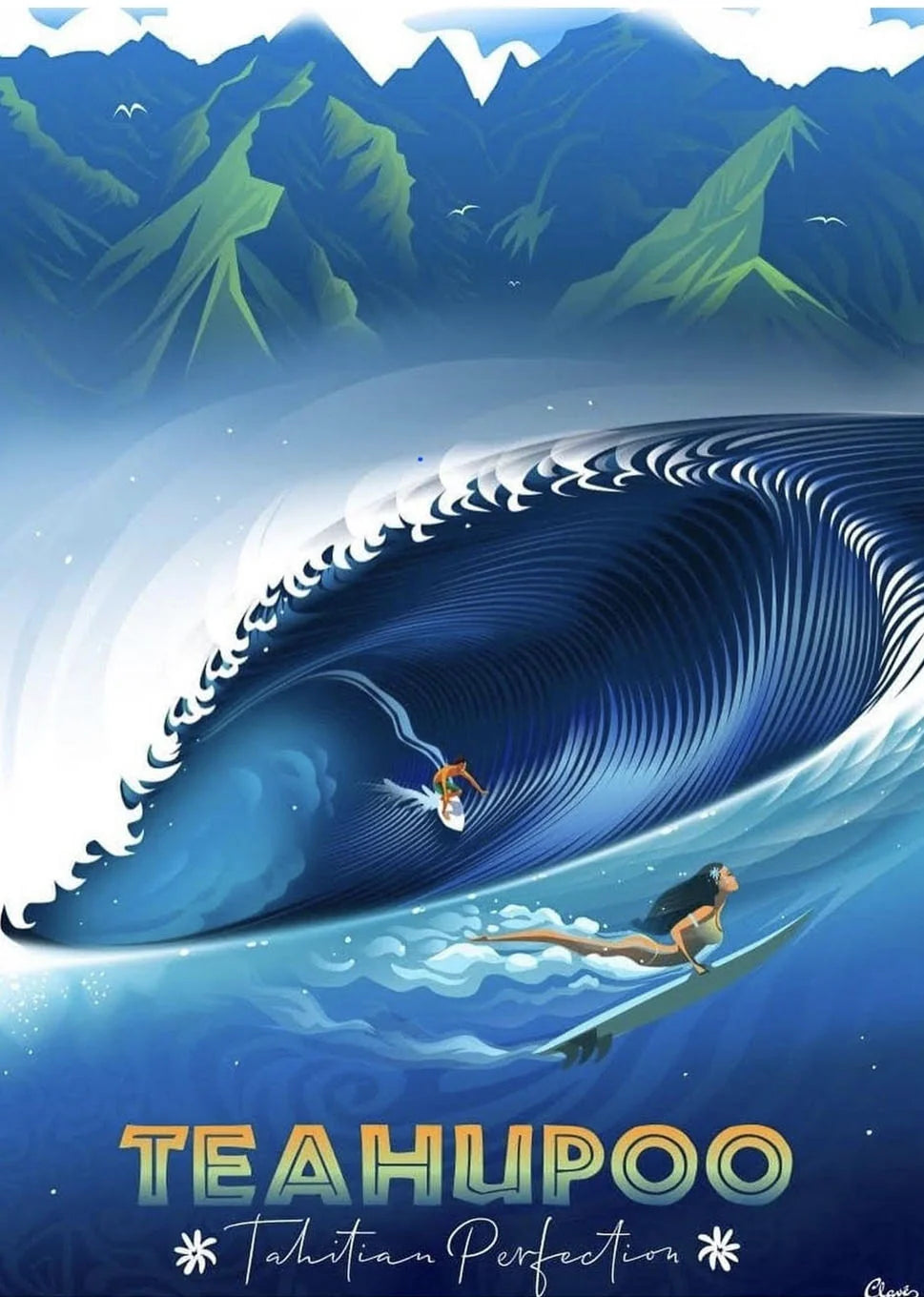 Teahupoo Tahitian Perfection